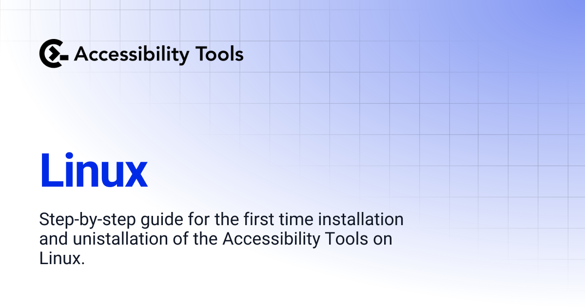 Linux | Accessibility tools